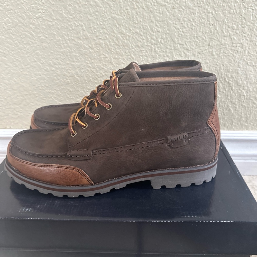 Men's Polo Ralph Lauren Waterton Dark Suede Boots
